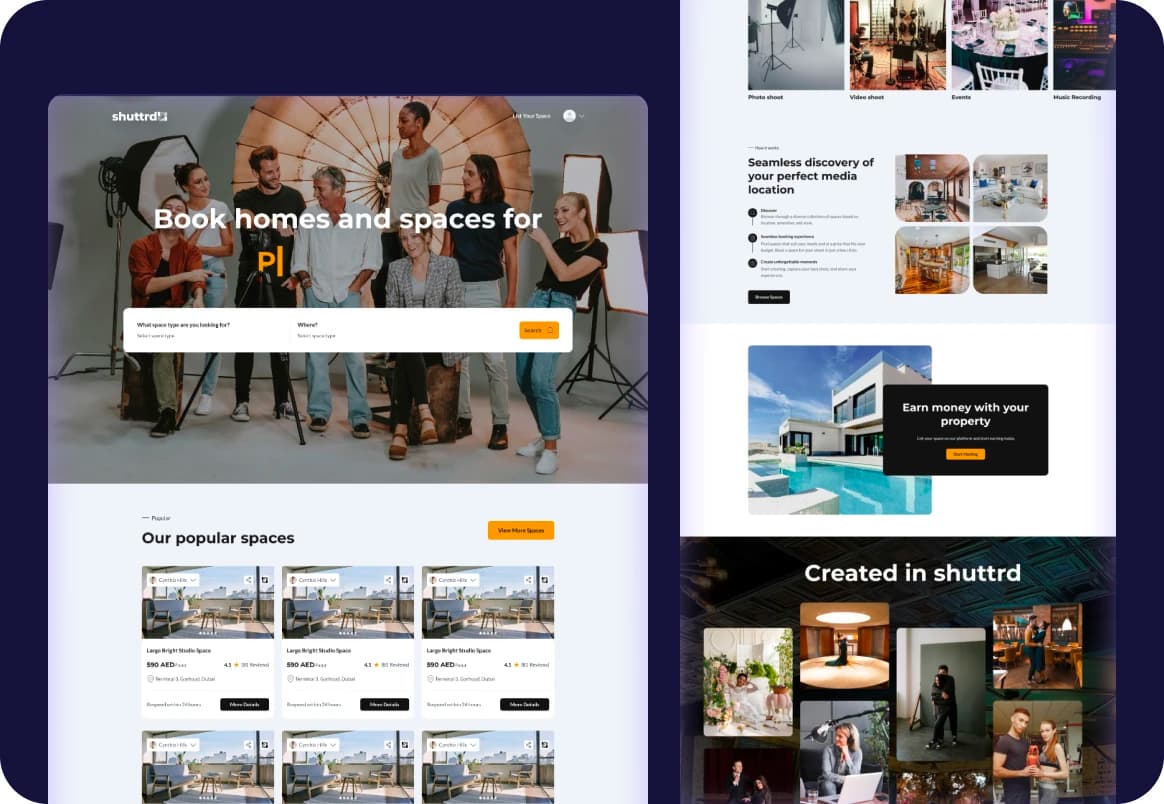 Shuttrd Web Application